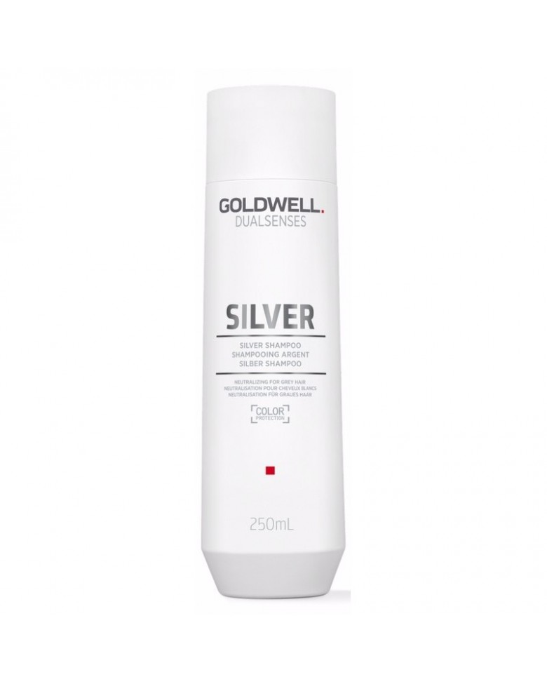 Gоldwell dualsenses silver шампунь корректирующий для седых и светлых 250 мл