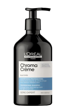 Loreal chroma creme крем-шампунь нейтрализующий синий 500мл БС