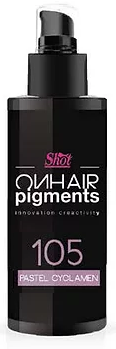 Shot on hair pigments пастельный пигмент 105 цикламеновый 100мл