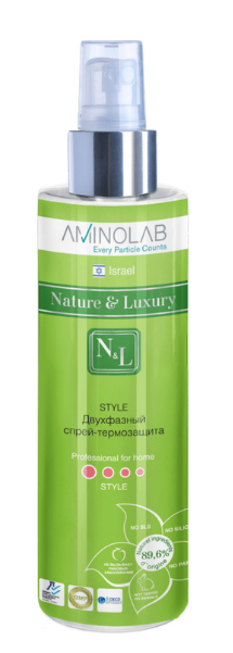 Aminolab Nature&luxury 329 двухфазный спрей-термозащита 250 мл ^
