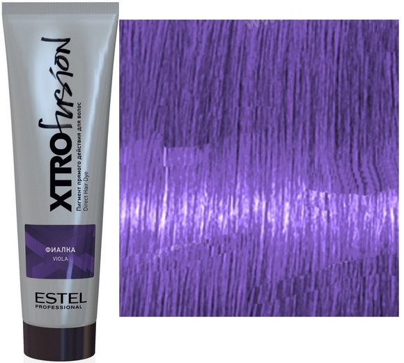 Estel x-tro пигмент прямого действия для волос фиалка 100 мл