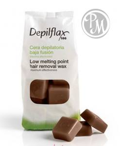 Depilflax воск горячий в дисках шоколад 1 кг (а)